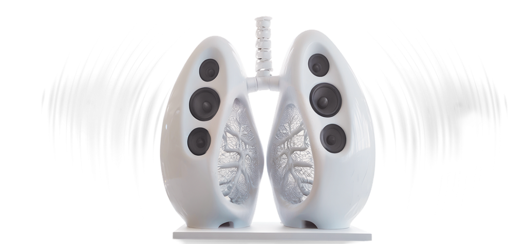 Medical imaging equipment used to screen lungs for early cancer detection